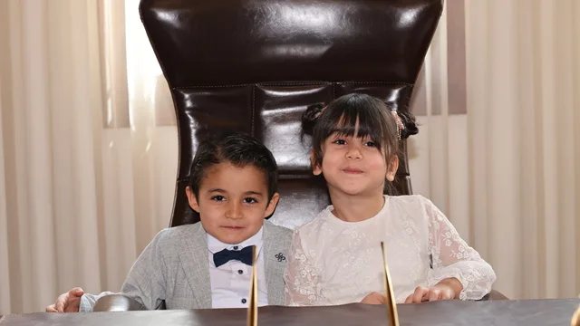 Tokat'ta Başkan Yazıcıoğlu makam koltuğunu minik öğrenciye emanet etti