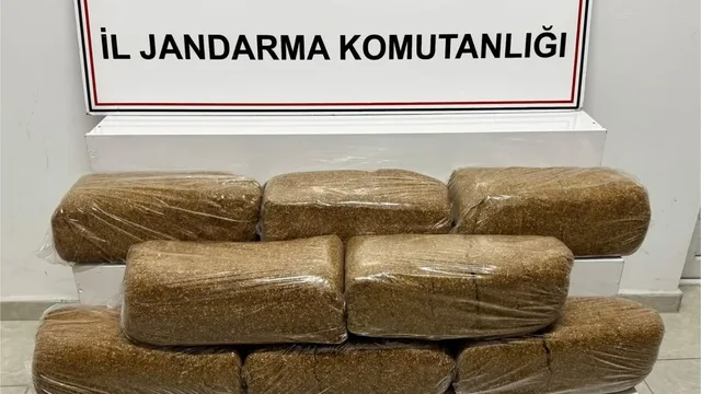 Yozgat'ta 40 kg kaçak tütüne jandarma operasyonu: 2 gözaltı