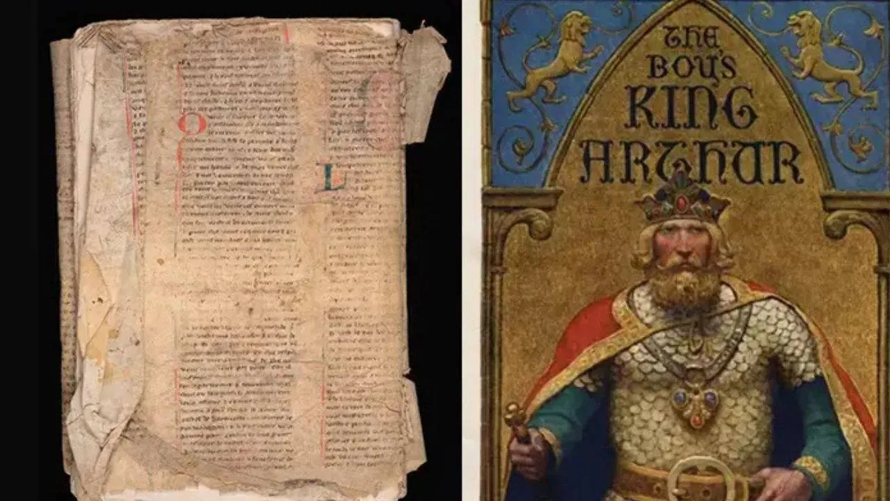 Kral Arthur efsanesinin 700 yıllık el yazması açık artırmada