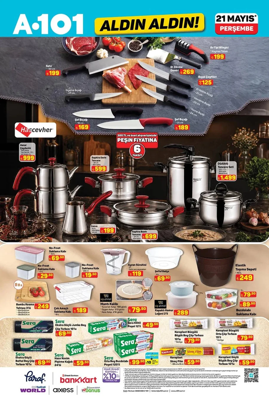 A101 21 Mayıs 2026 aktüel broşürü