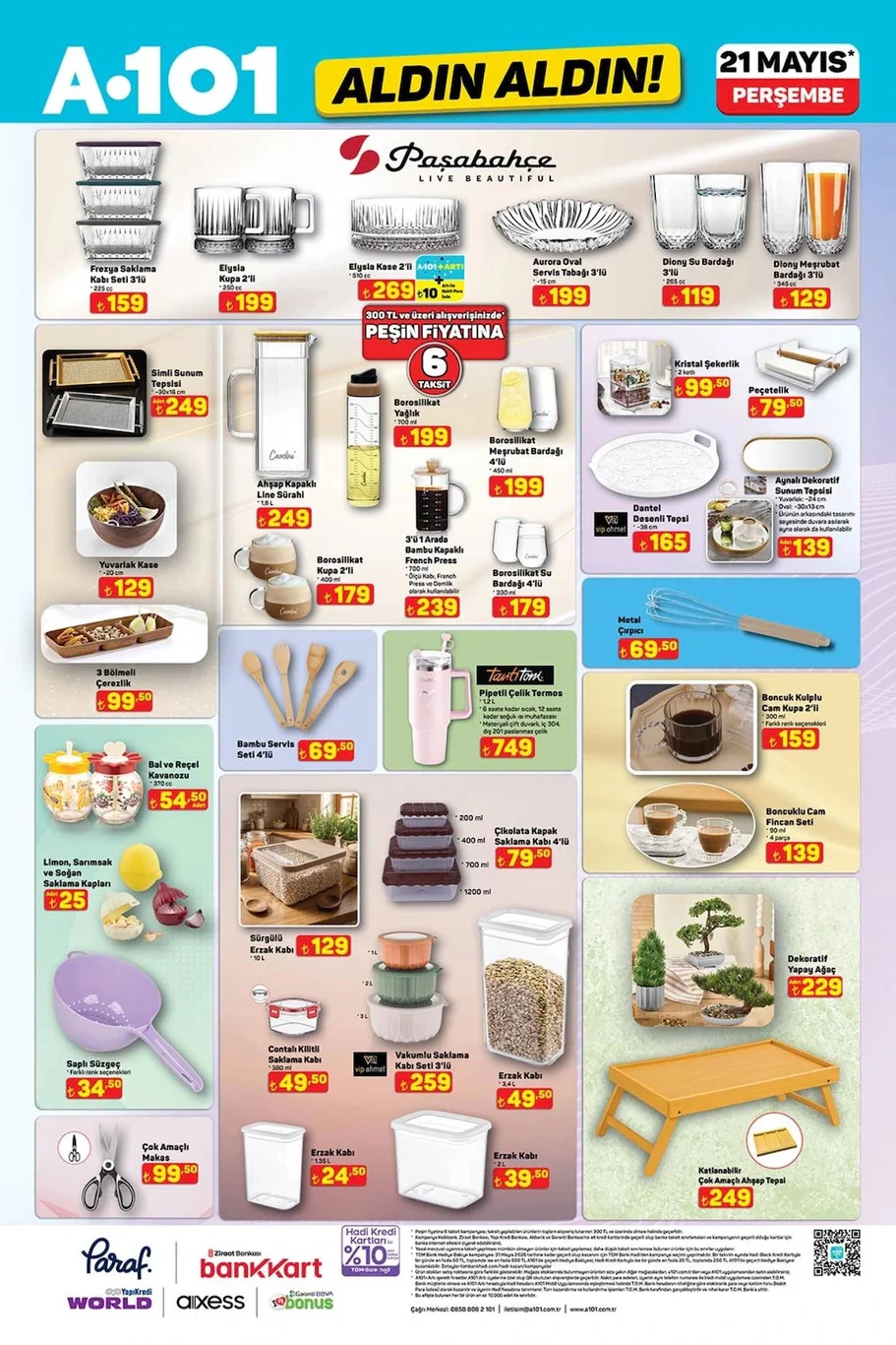 A101 21 Mayıs 2026 aktüel broşürü