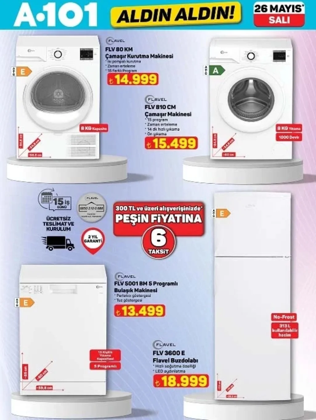 A101 26 Mayıs indirim kataloğu