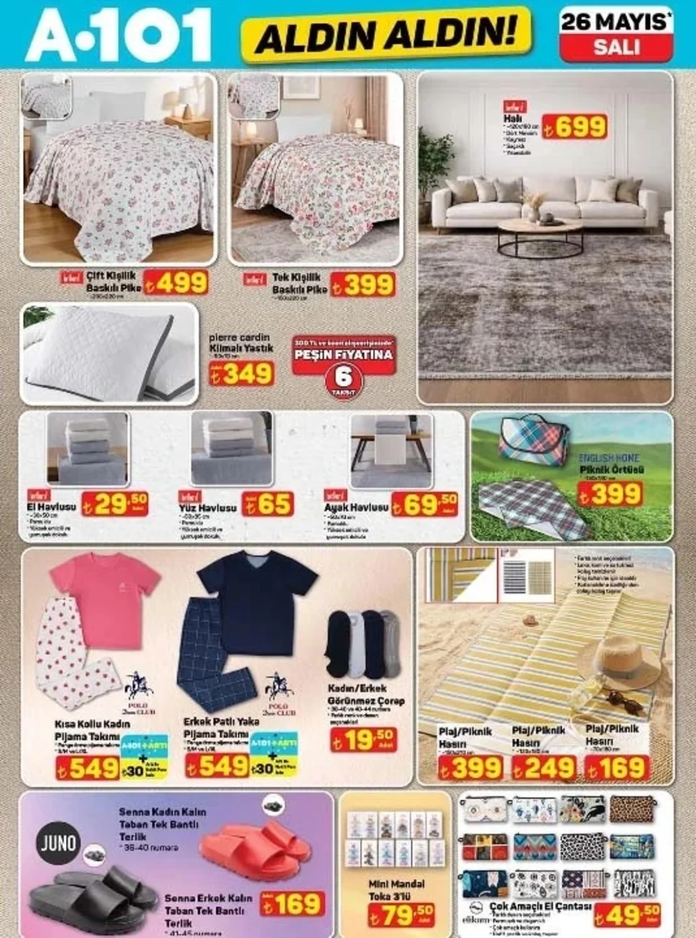 A101 26 Mayıs indirim kataloğu