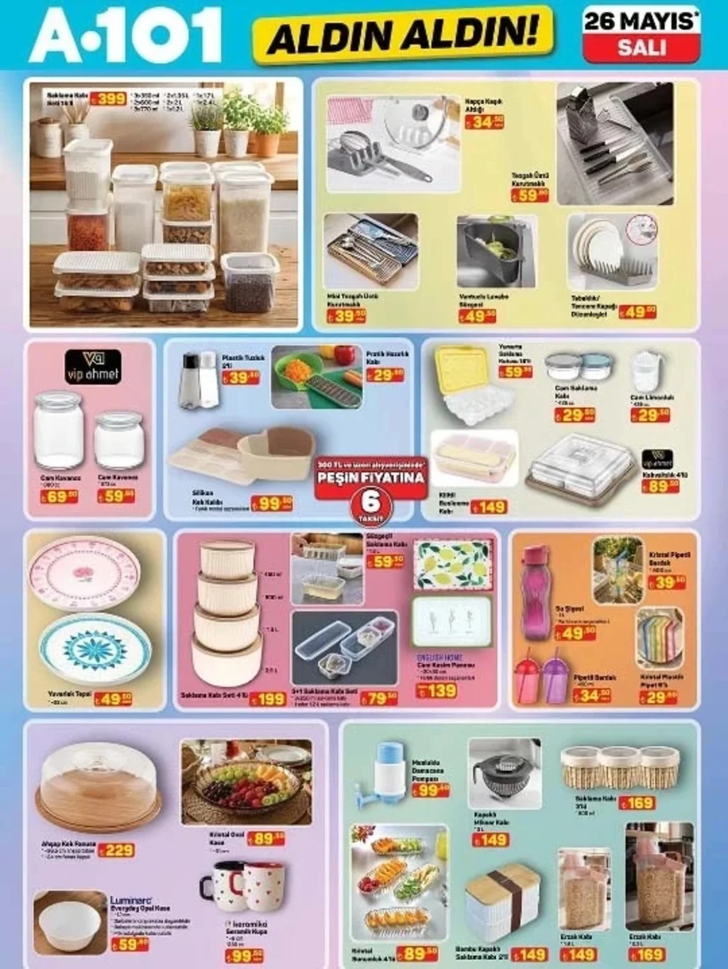 A101 26 Mayıs indirim kataloğu