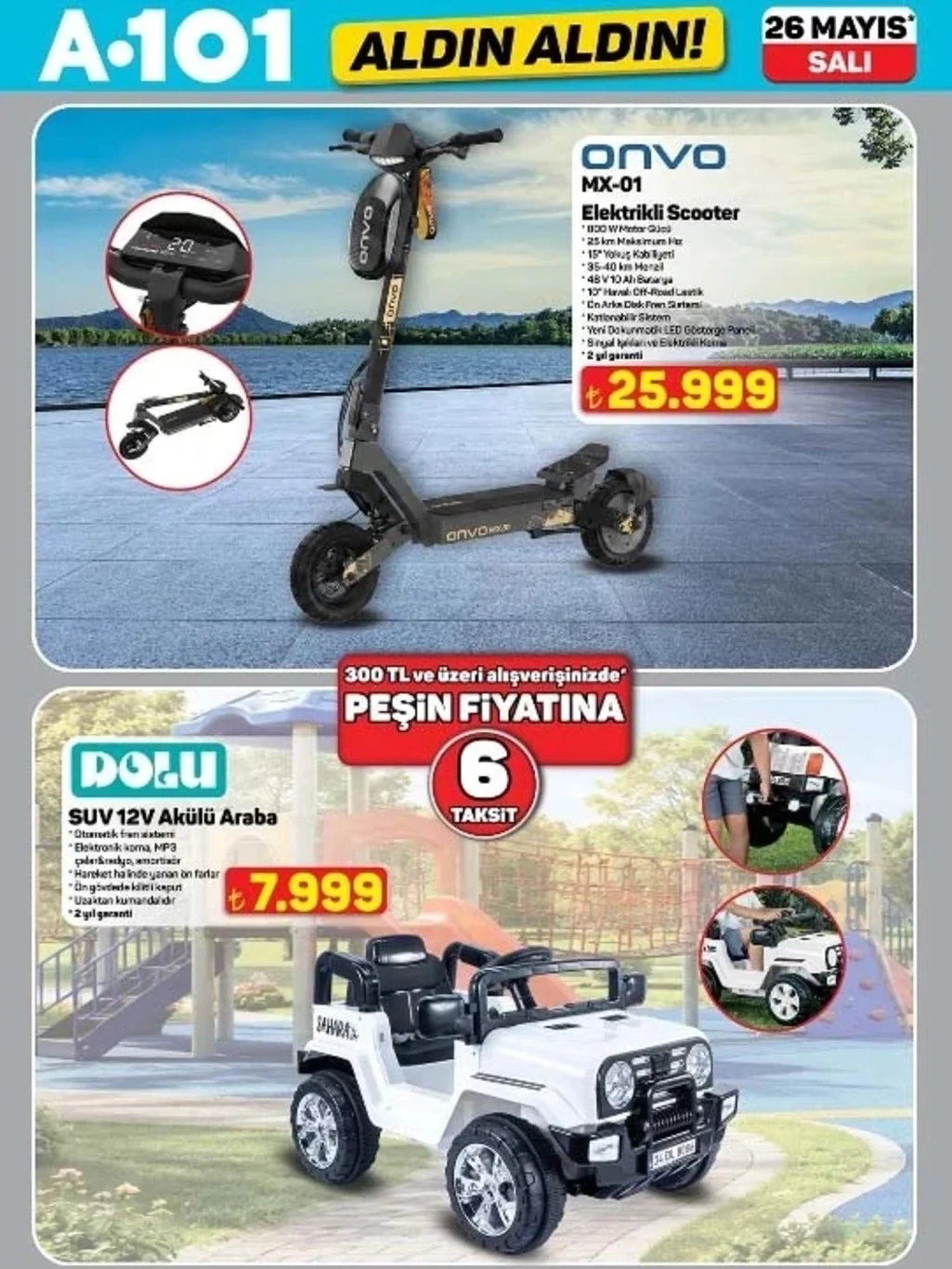 A101 26 Mayıs indirim kataloğu