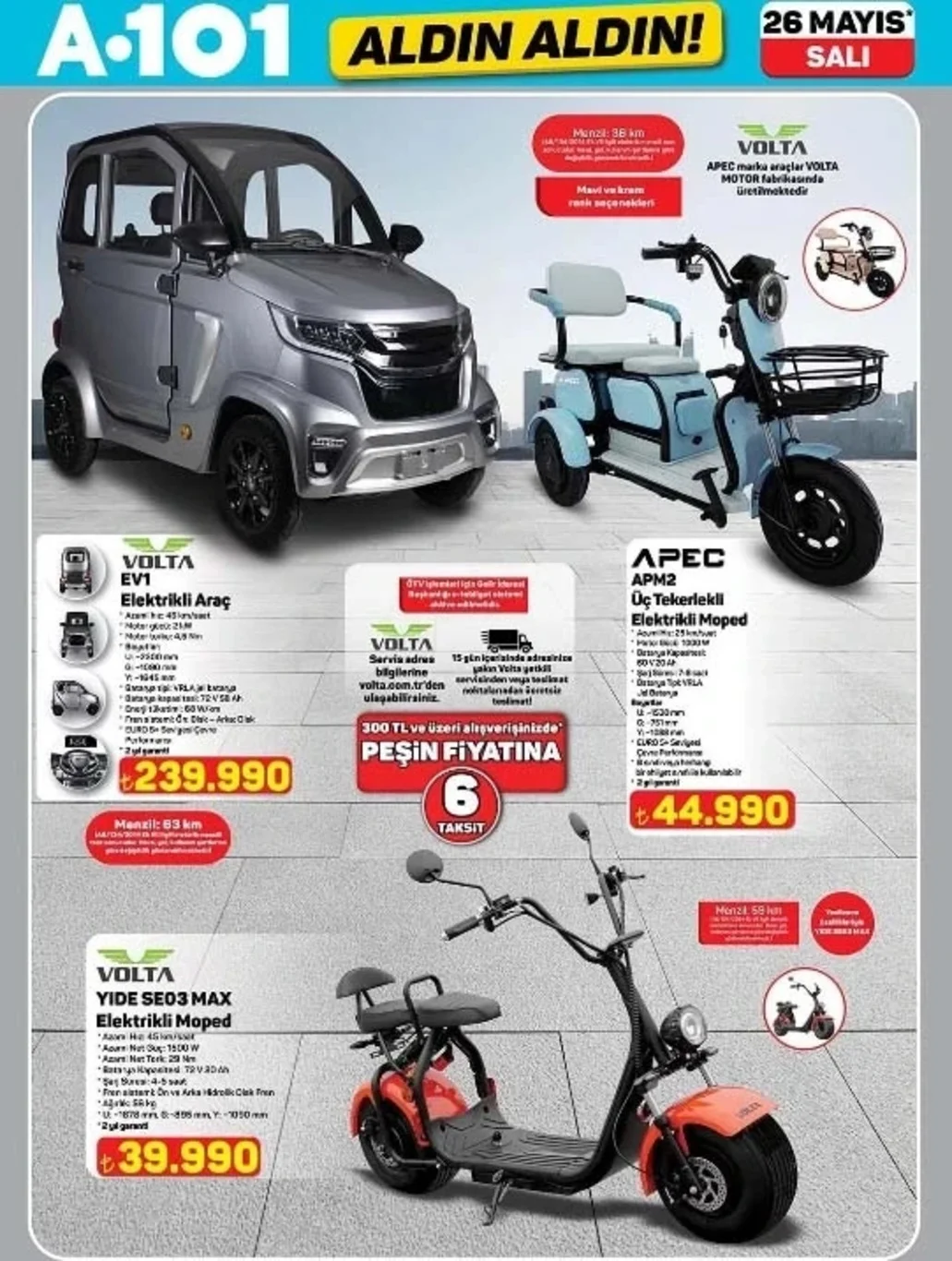 A101 26 Mayıs indirim kataloğu