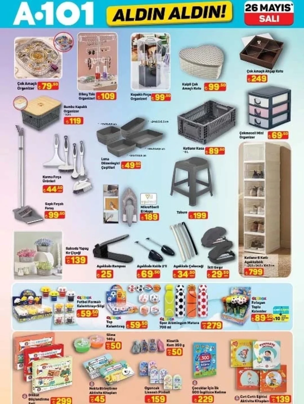 A101 26 Mayıs indirim kataloğu
