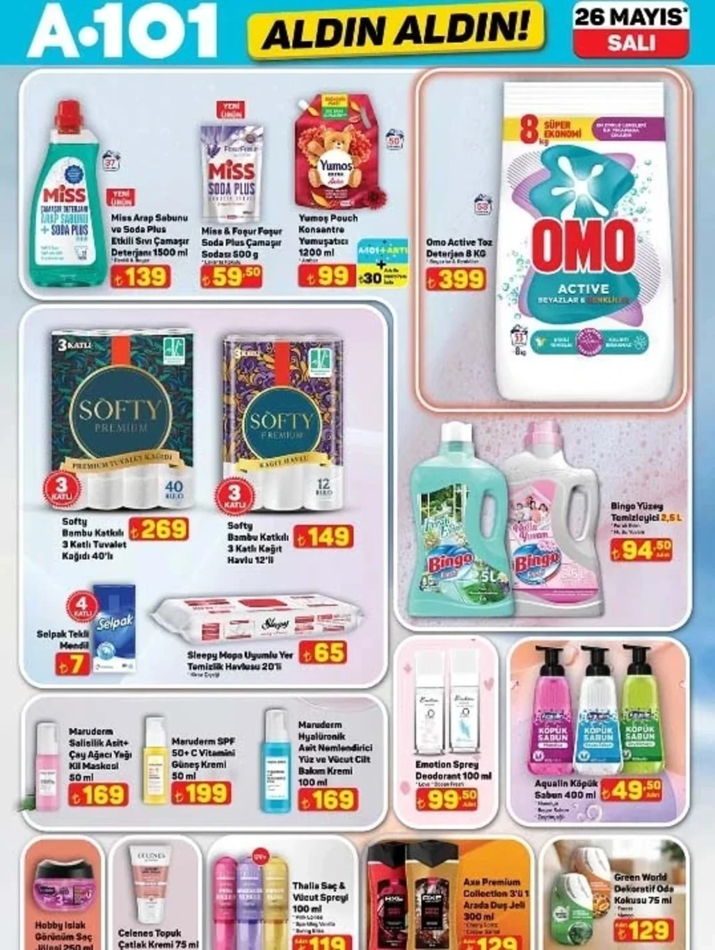 A101 26 Mayıs indirim kataloğu