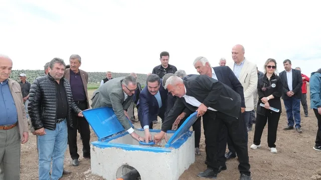 Amasya'da 160 Hektarlık Sulama Tesisi Çiftçinin Yüzünü Güldürecek