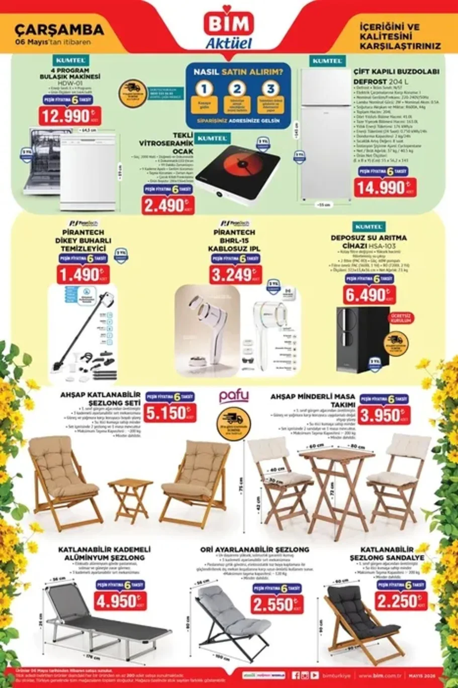 BİM 5-6-8 Mayıs aktüel kataloğu
