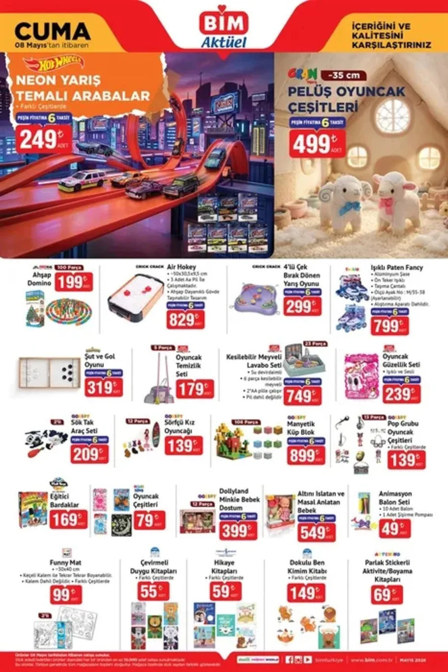 BİM 5-6-8 Mayıs aktüel kataloğu
