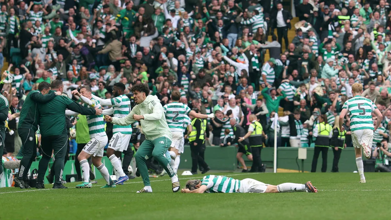 İskoçya’da nefes kesen son… Hearts, 41 yıllık hegemonyayı yıkamadı: Şampiyon Celtic