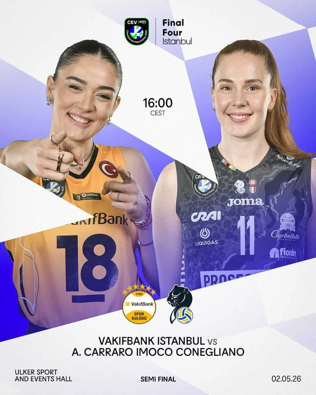 CEV Şampiyonlar Ligi Dörtlü Final 2026