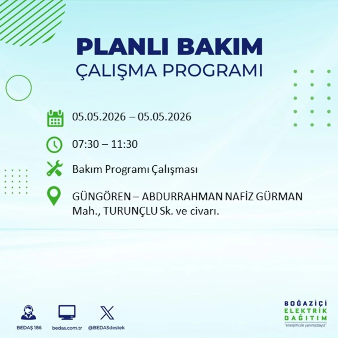 İstanbul 5 Mayıs elektrik kesintisi!