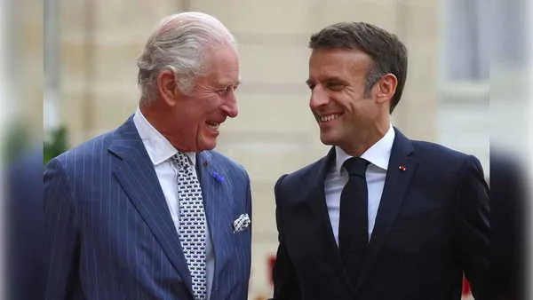Beyaz Saray’da 'Fransızca' resti: Kral Charles espriyi patlattı, Macron fitili ateşledi!