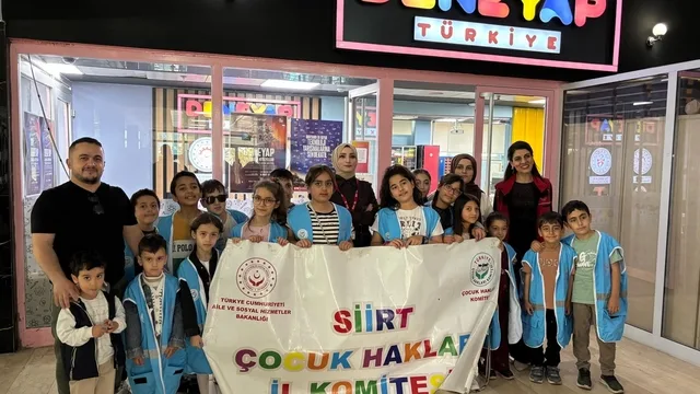 Siirt'te Çocuk Hakları Komitesi, Deneyap Atölyesi'ni Ziyaret Etti