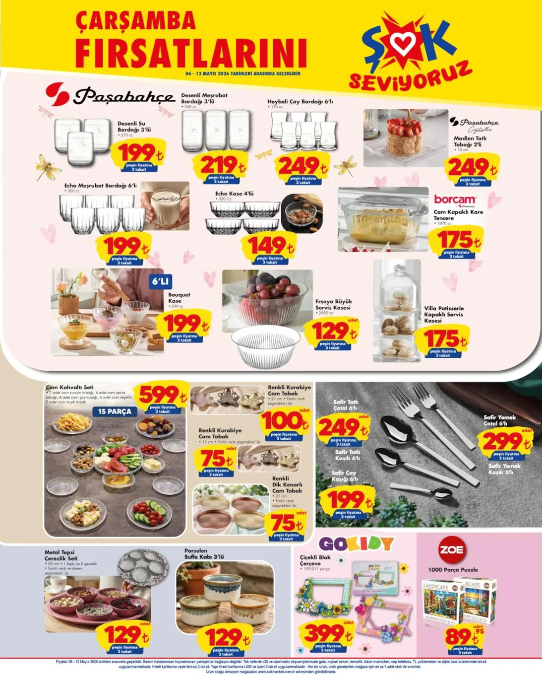 ŞOK 6 Mayıs aktüel kataloğu