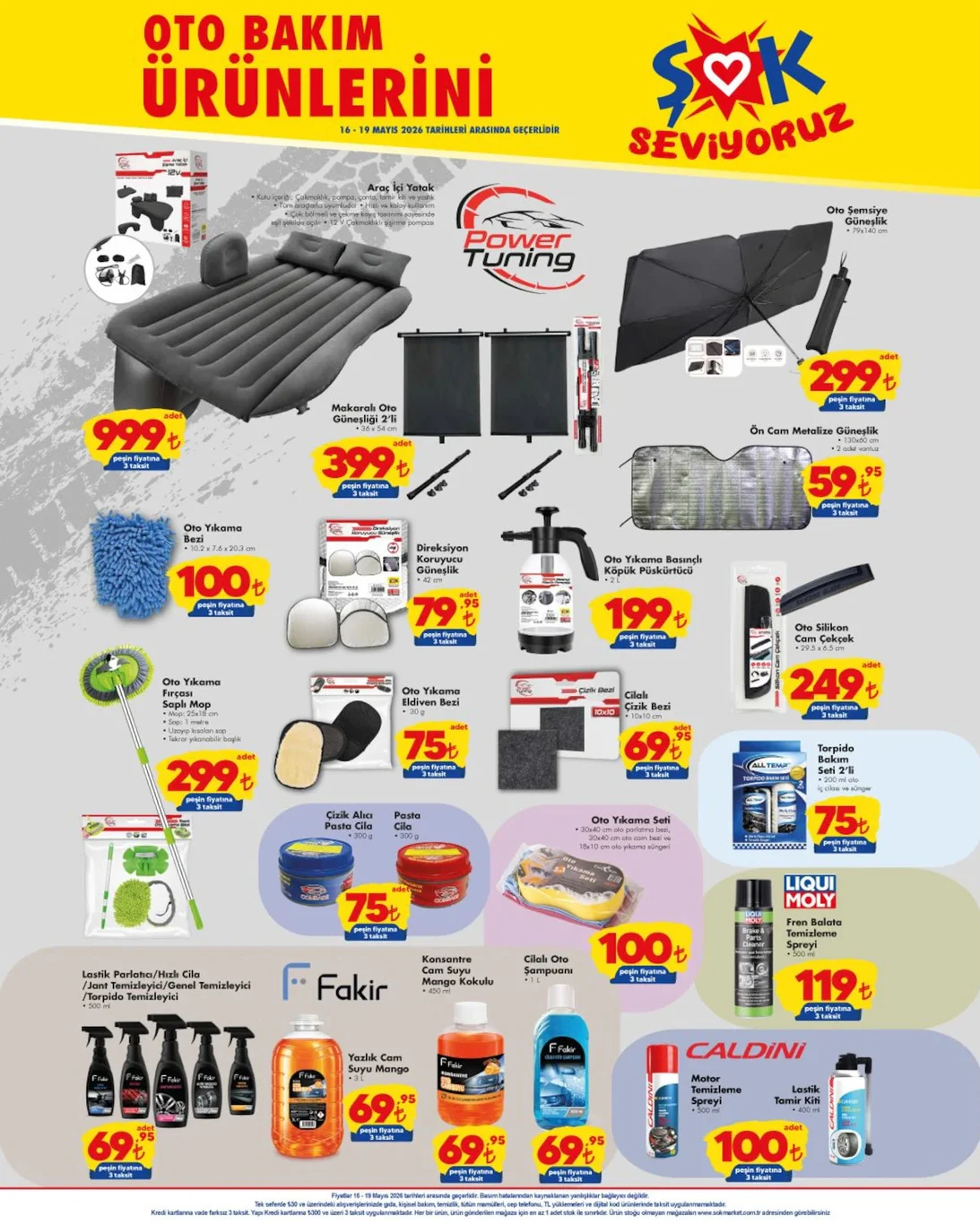 ŞOK 16 Mayıs 2026 kataloğu