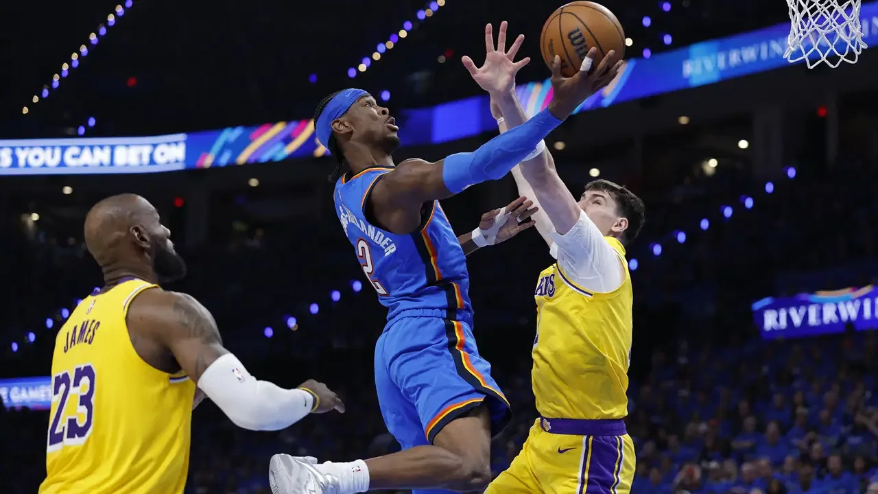 Oklahoma City Thunder, Los Angeles Lakers'ı devirdi, seriye galibiyetle başladı!