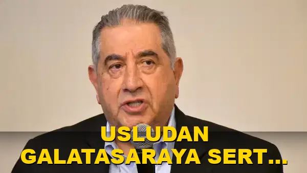 Uslu'dan Galatasaray'a sert mesaj: Şampiyon olacağız!