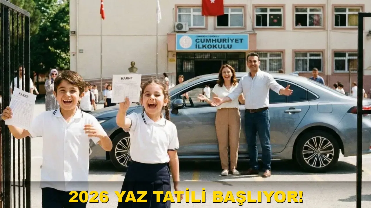 2026 yaz tatili başlıyor!
