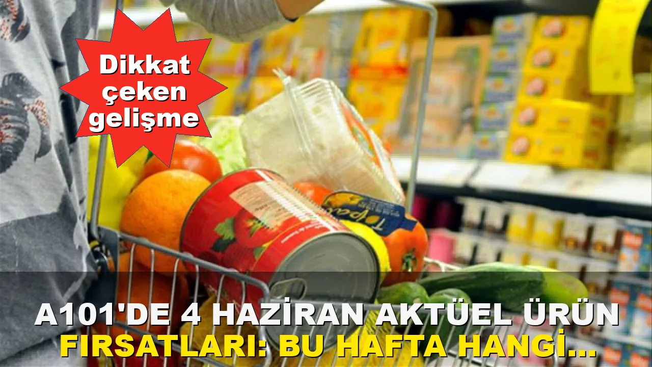 A101'de 4 Haziran aktüel ürünler: bu hafta hangi ürünler indirimde?