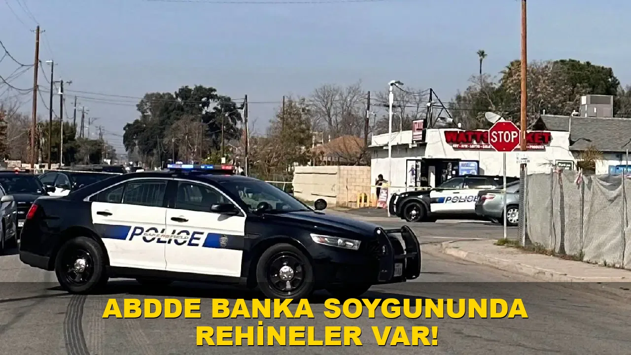 ABD'de banka Soygununda Rehineler var!
