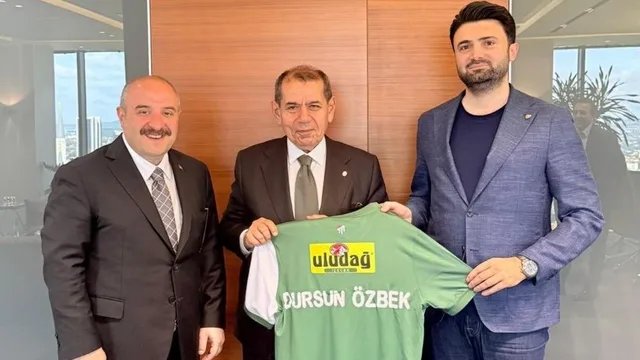 Bursaspor Kulübü Başkanı Enes Çelik, Galatasaray'ı Ziyaret Etti