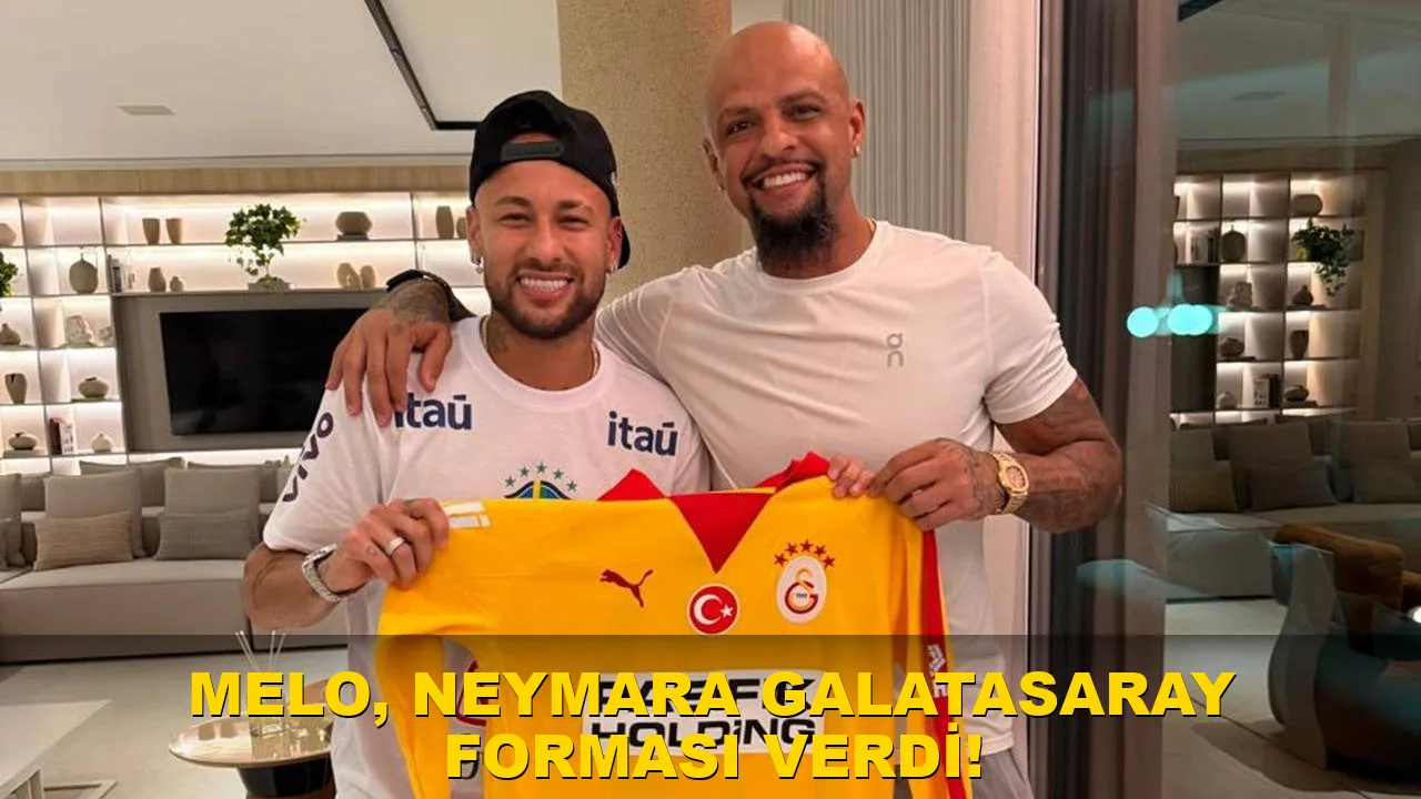 Melo, Neymar'a Galatasaray Forması verdi!