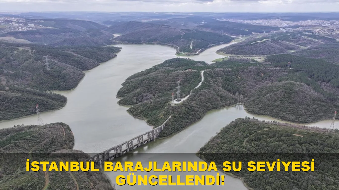 İstanbul Barajlarında su seviyesi güncellendi!