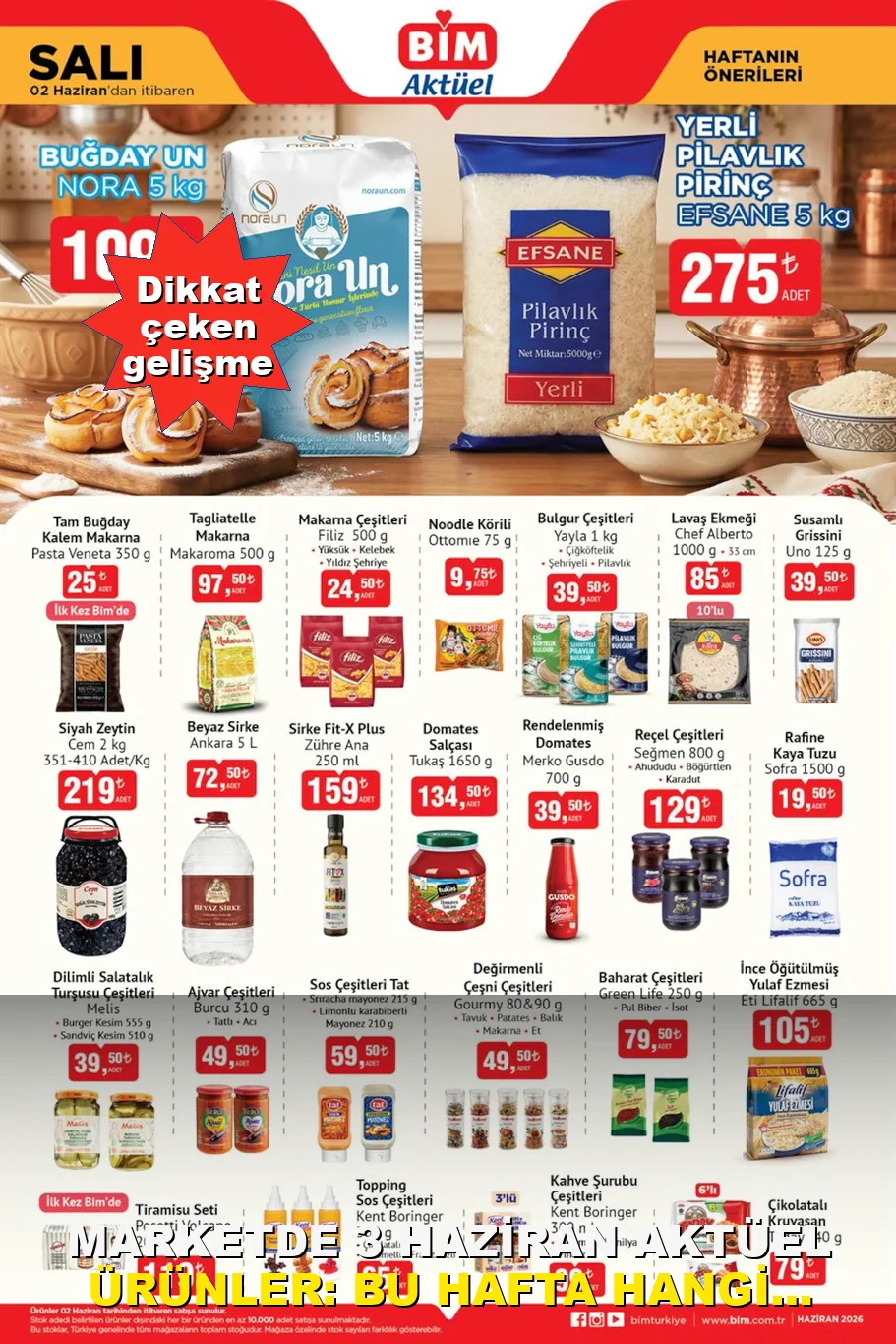 BİM'de 3 Haziran Aktüel ürünler: Bu hafta hangi ürünler indirimde?