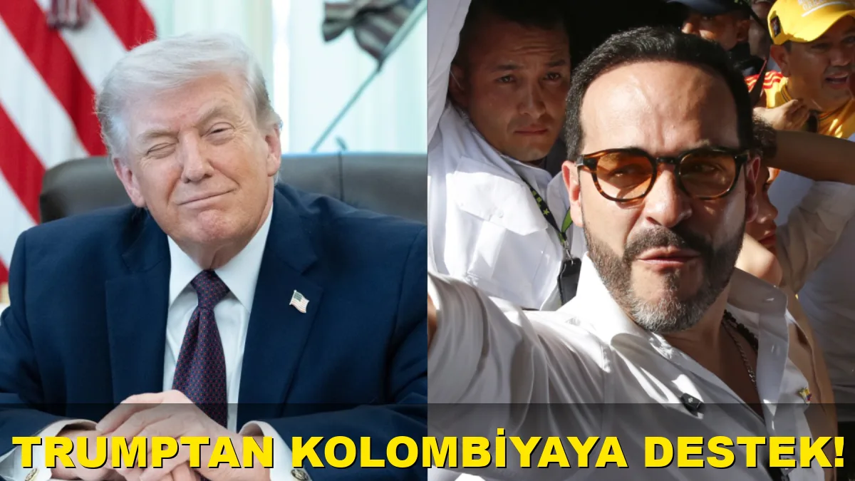 Trump'tan Kolombiya'ya destek!