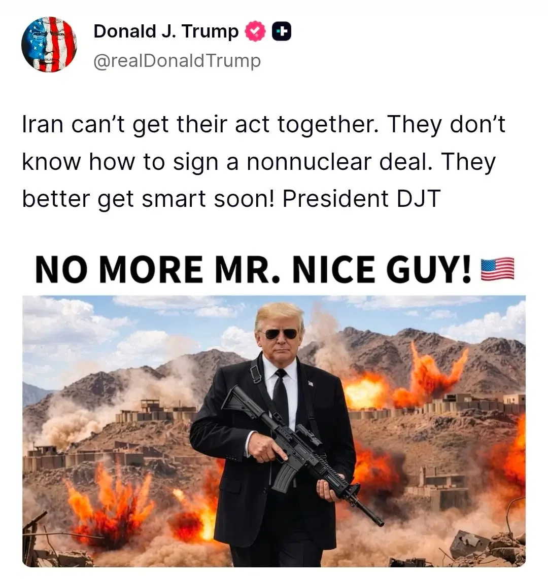 Trump'ın İran açıklaması