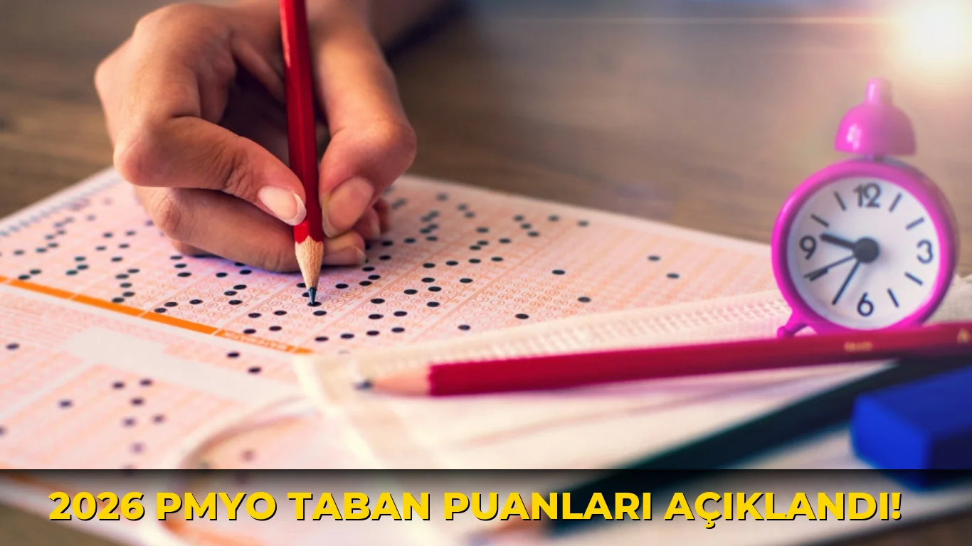 2026 PMYO Taban Puanları açıklandı!
