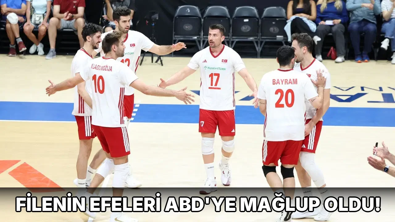 Filenin Efeleri ABD'ye mağlup oldu!
