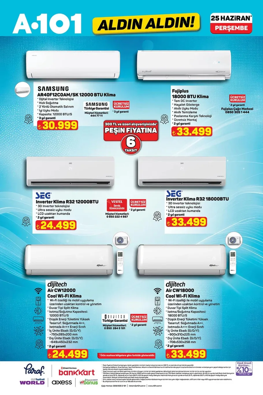 A101 25 Haziran 2026 Aktüel Kataloğu…!
