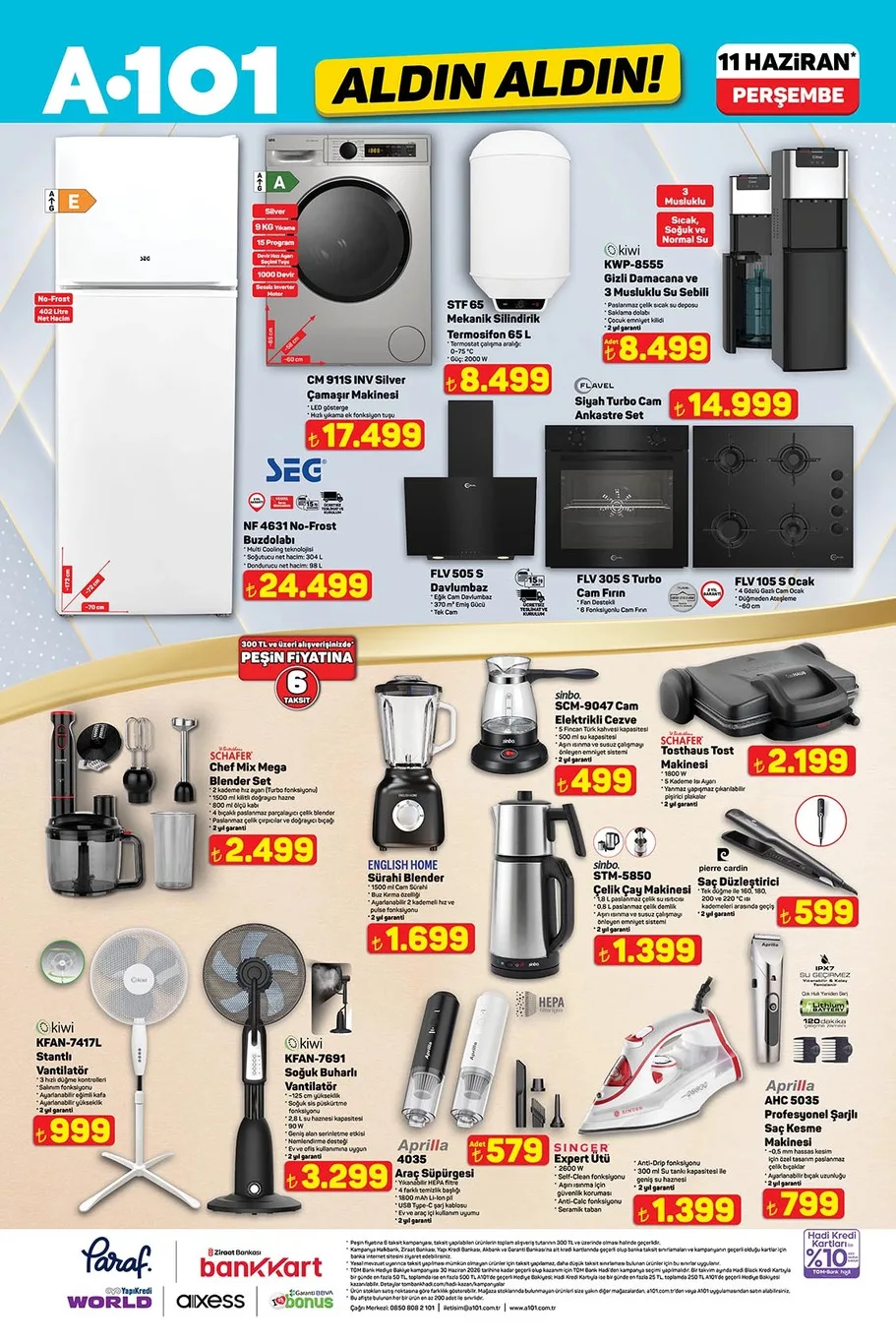 A101 11 Haziran Fırsatları açıklandı!