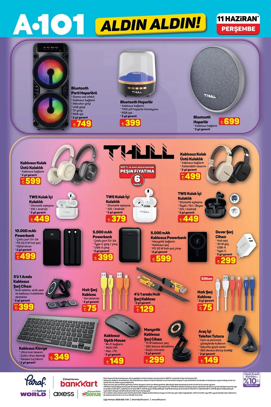 A101 11 Haziran Fırsatları açıklandı!