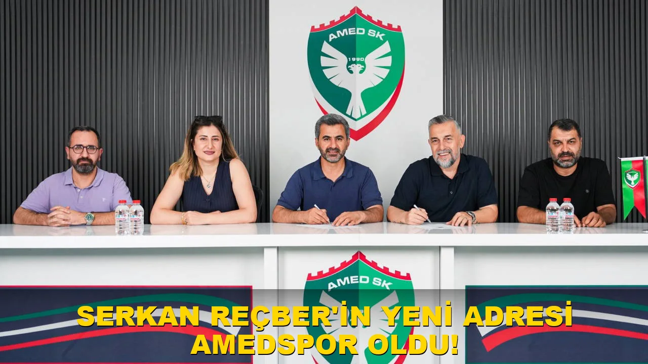 Serkan Reçber'in yeni adresi Amedspor oldu!