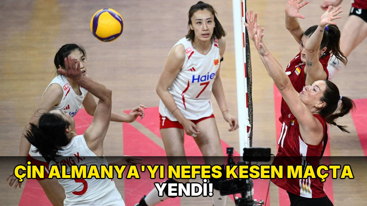 Çin Almanya'yı Nefes Kesen Maçta yendi!