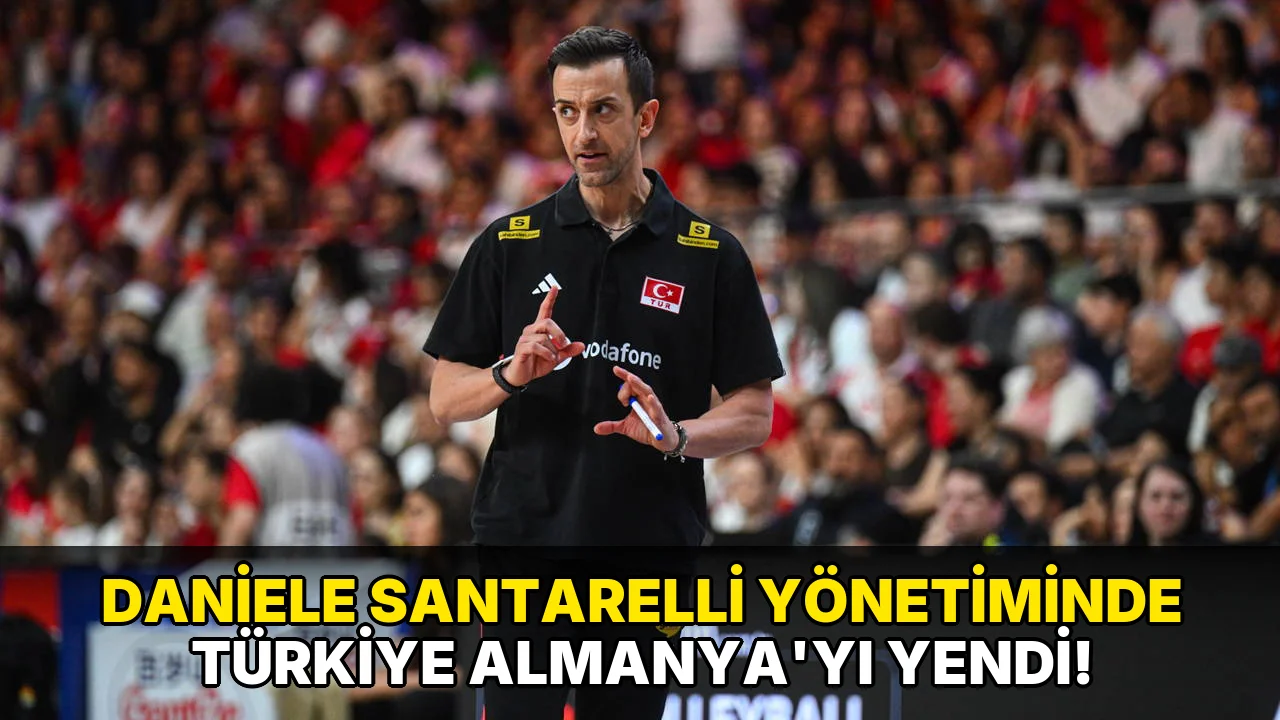 Daniele Santarelli Yönetiminde Türkiye Almanya'yı yendi!