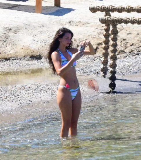 Aslı Sümen Bodrum'da tatil yaptı!