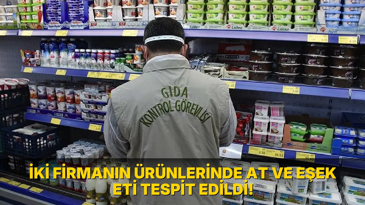 İki Firmanın Ürünlerinde At ve eşek Eti Tespit edildi!