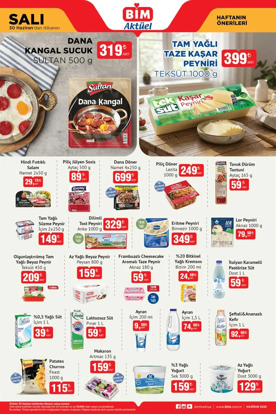 Bim 30 Haziran-3 Temmuz Aktüel Broşürü!