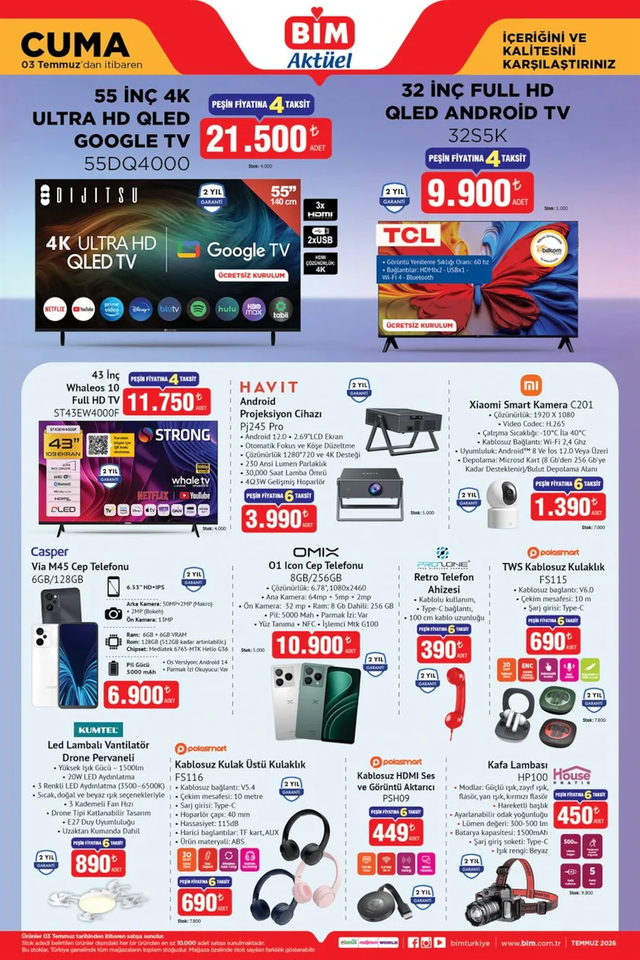 Bim 30 Haziran-3 Temmuz Aktüel Broşürü!