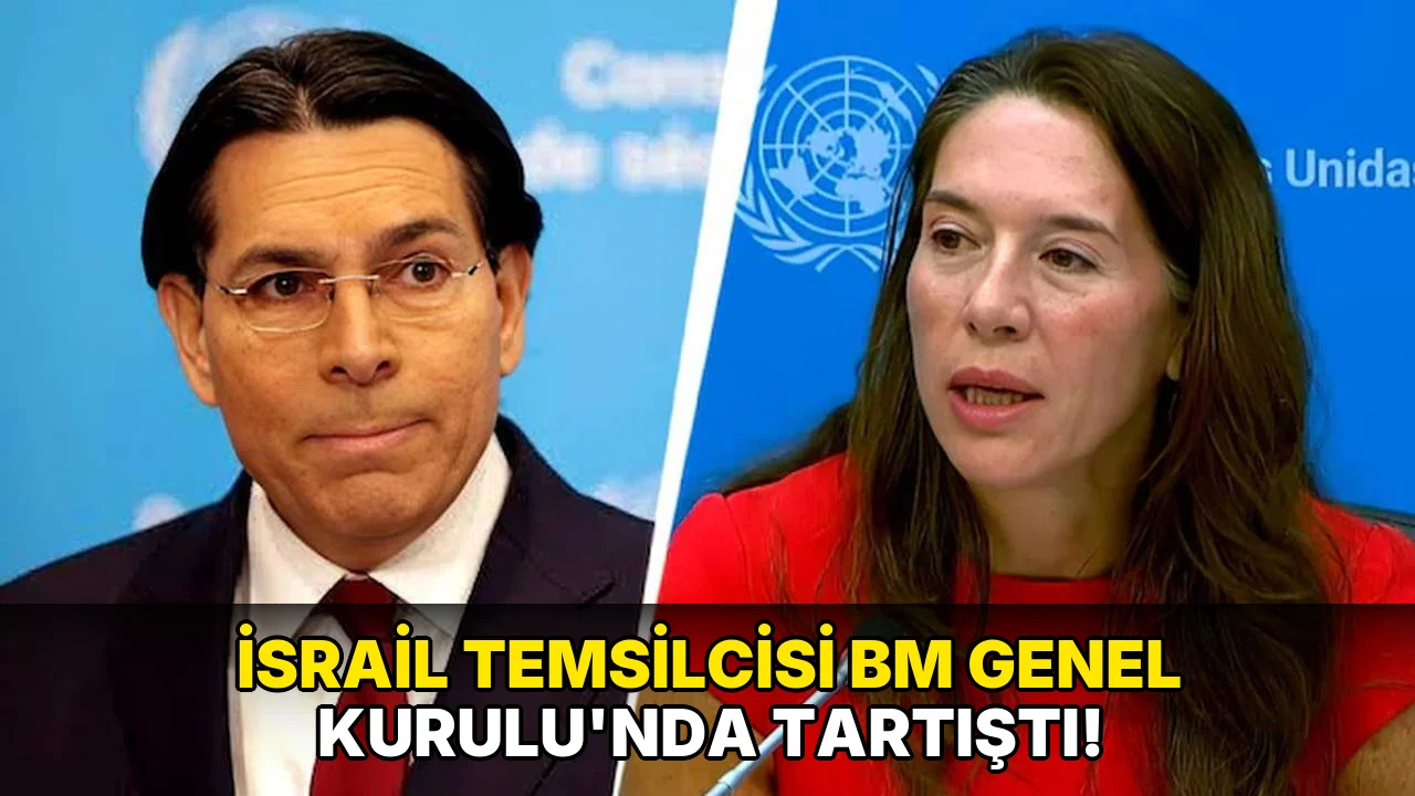 İsrail Temsilcisi BM Genel Kurulu'nda Tartıştı!