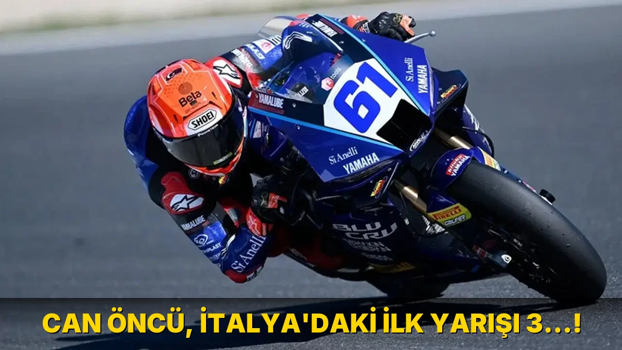 Can Öncü, İtalya'daki İlk Yarışı 3…!