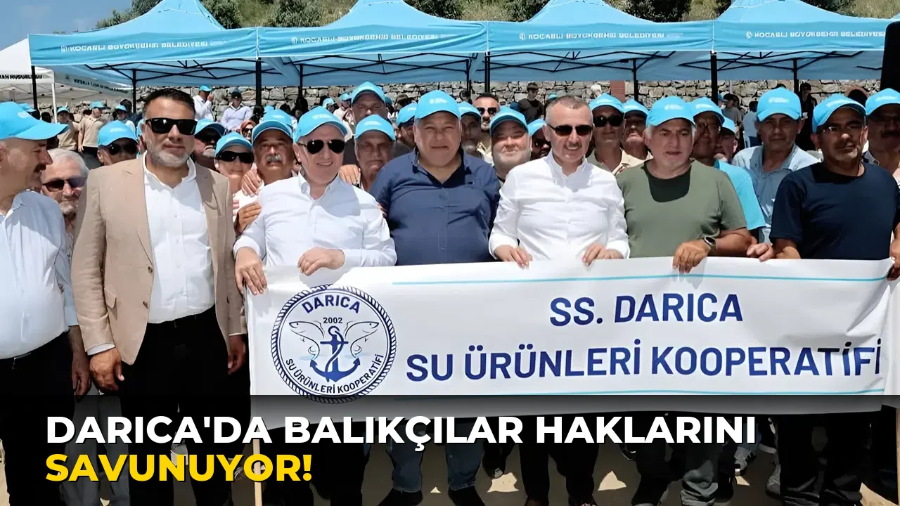 Darıca'da balıkçılar Haklarını Savunuyor!