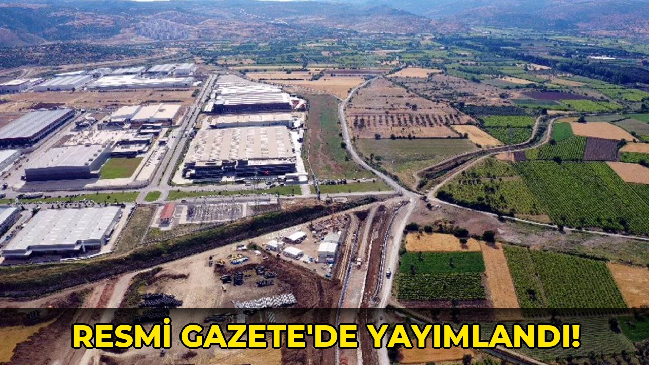 Resmi Gazete'de yayımlandı!