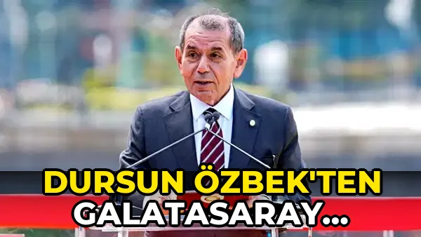 Dursun Özbek'ten Galatasaray Camiasına Kenetlenme…!
